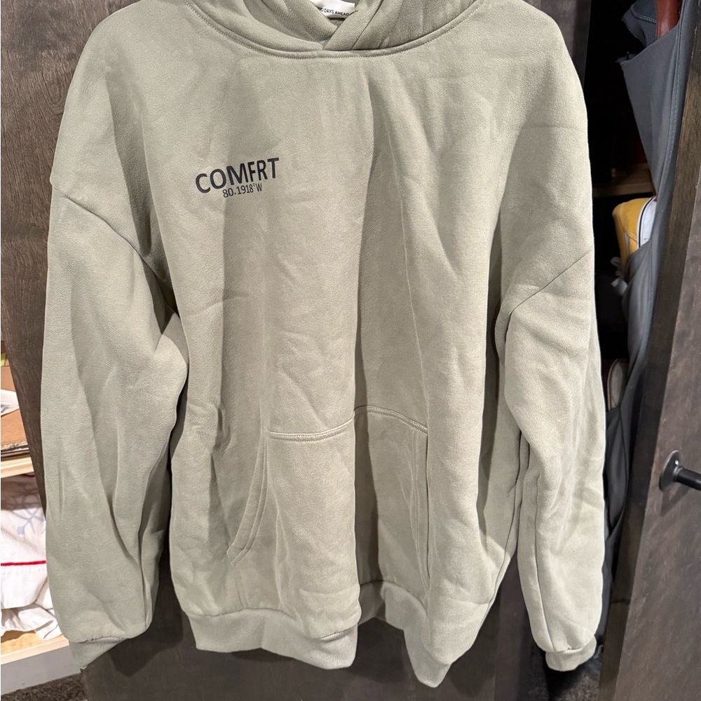 Men's Olive Green Comfrt Thick Hoodie XL